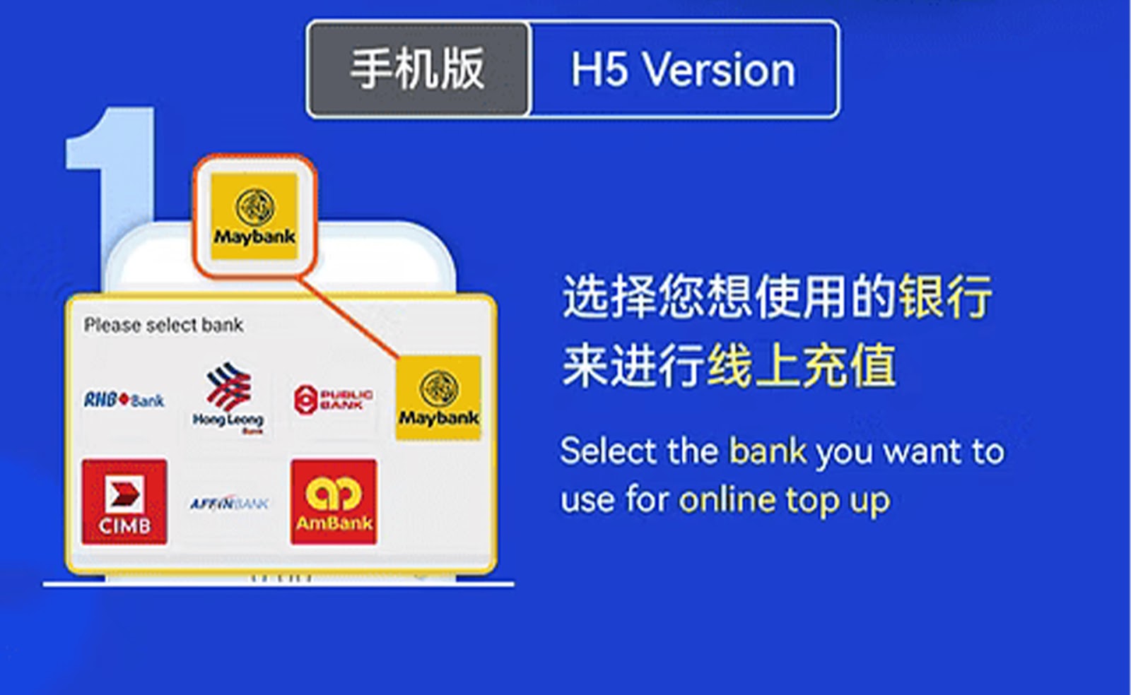 eWallet Top Up Step 2